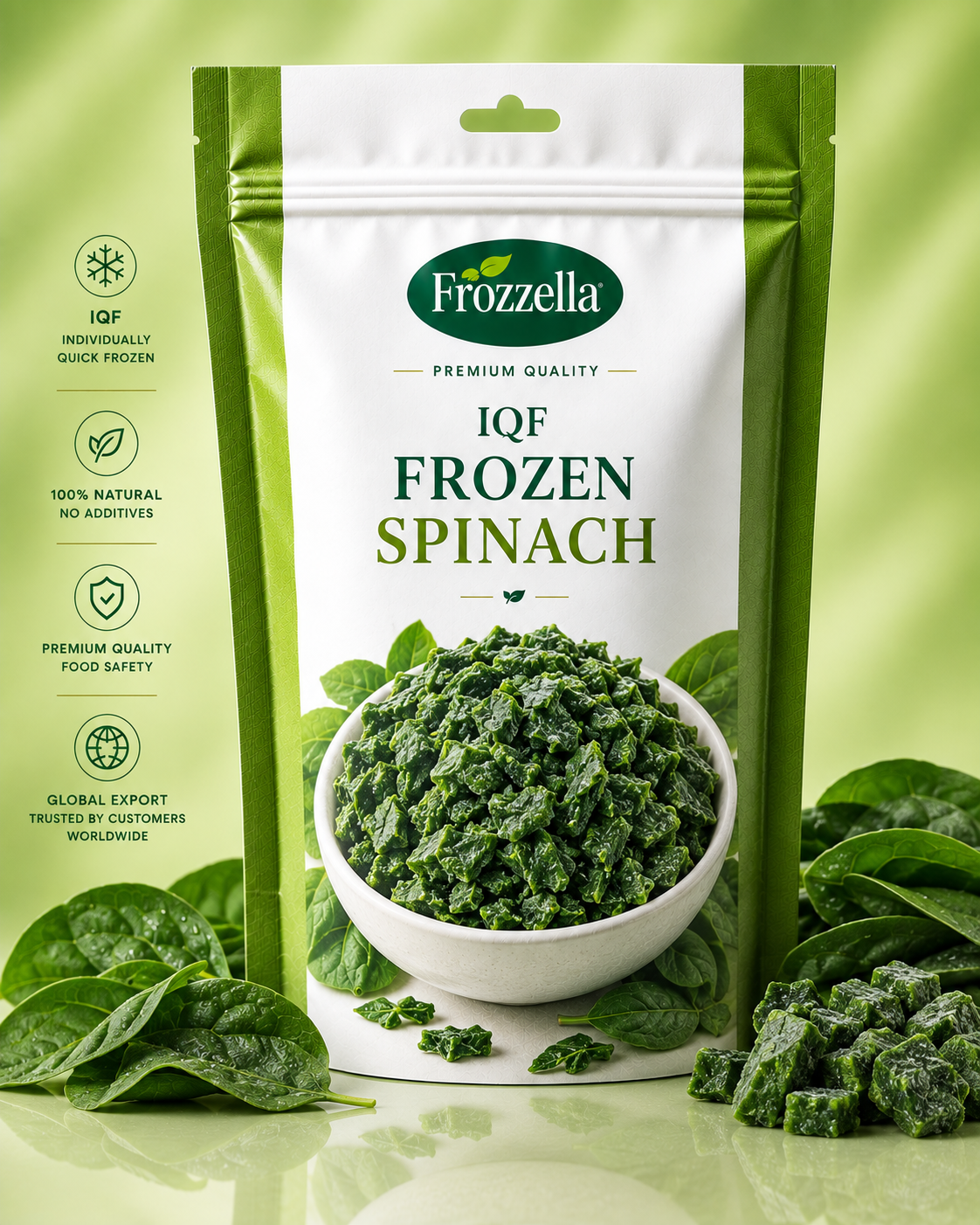 IQF Frozen Spinach