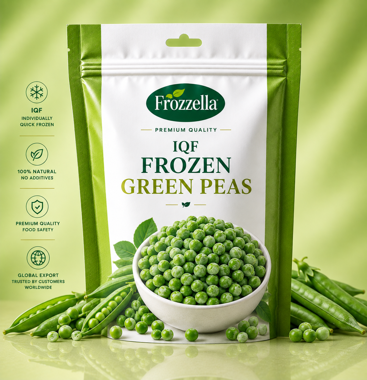 IQF Frozen Green Peas