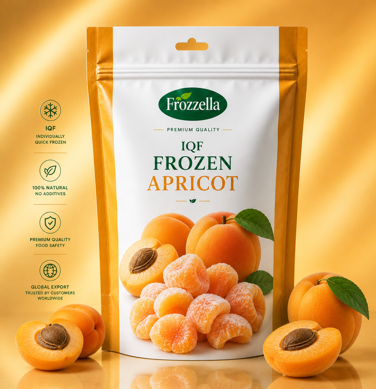 IQF Frozen Apricot