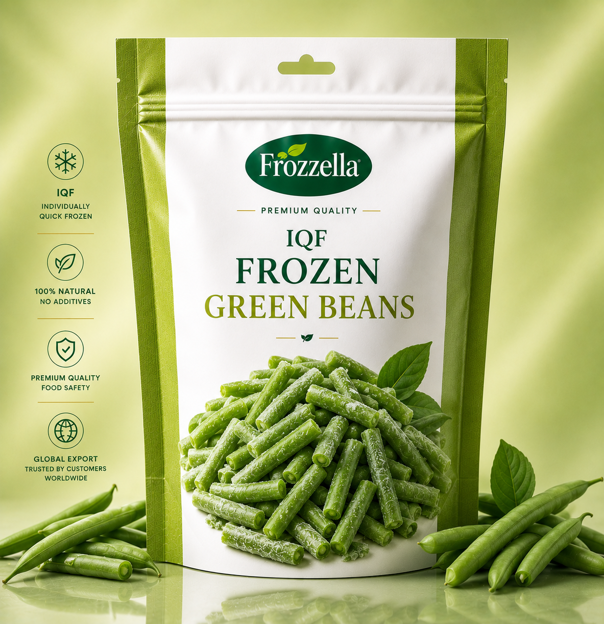 IQF Frozen Green Beans
