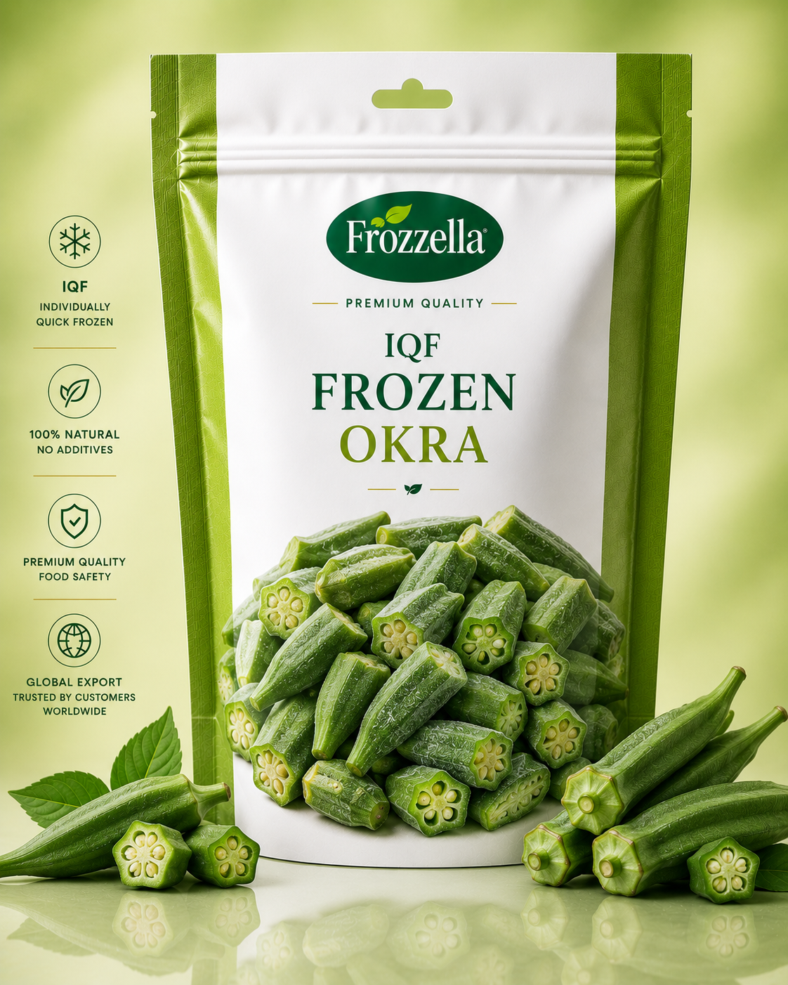 IQF Frozen Okra