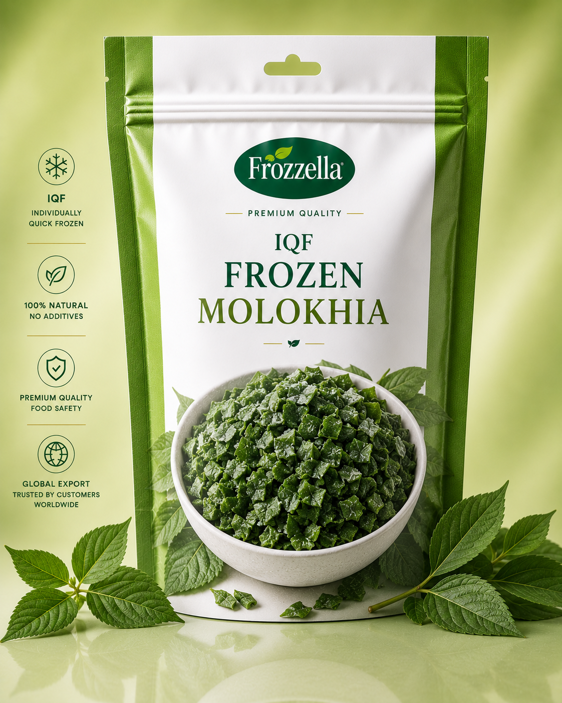 IQF Frozen Molokhia