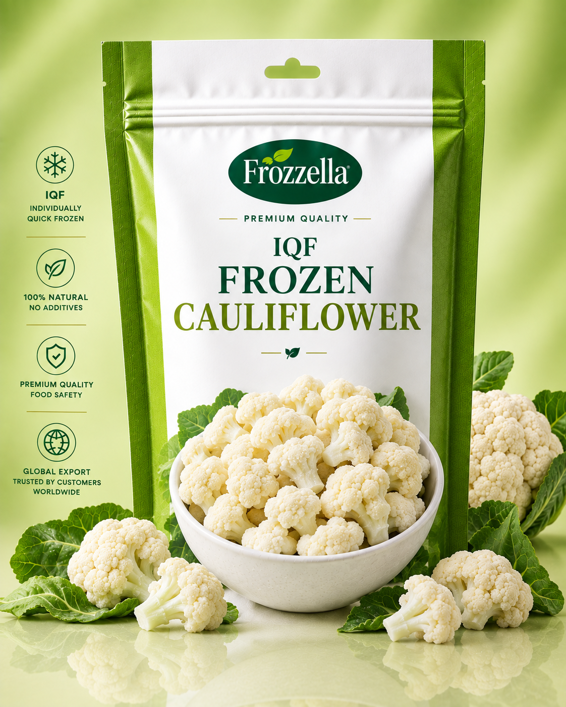 IQF Frozen Cauliflower